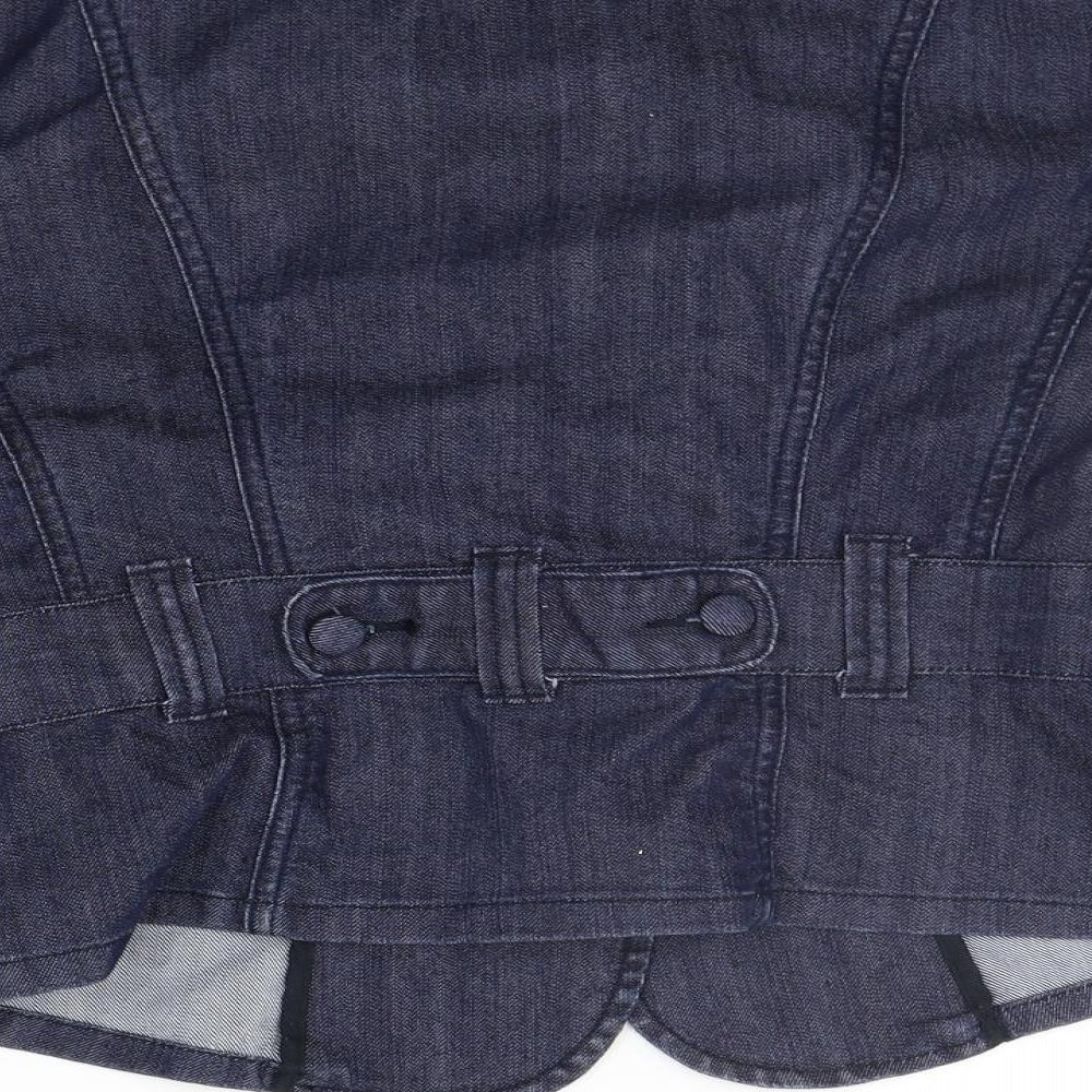 Womens UK Size L VILLA Blue Jacket