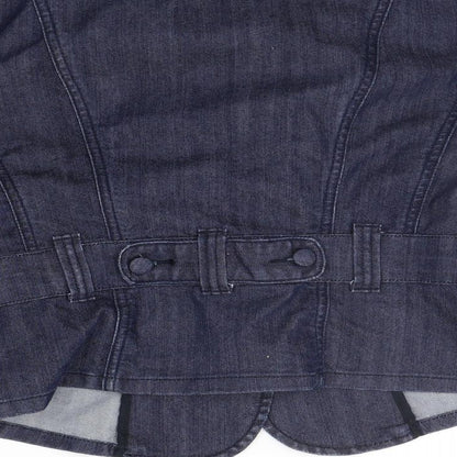 Womens UK Size L VILLA Blue Jacket