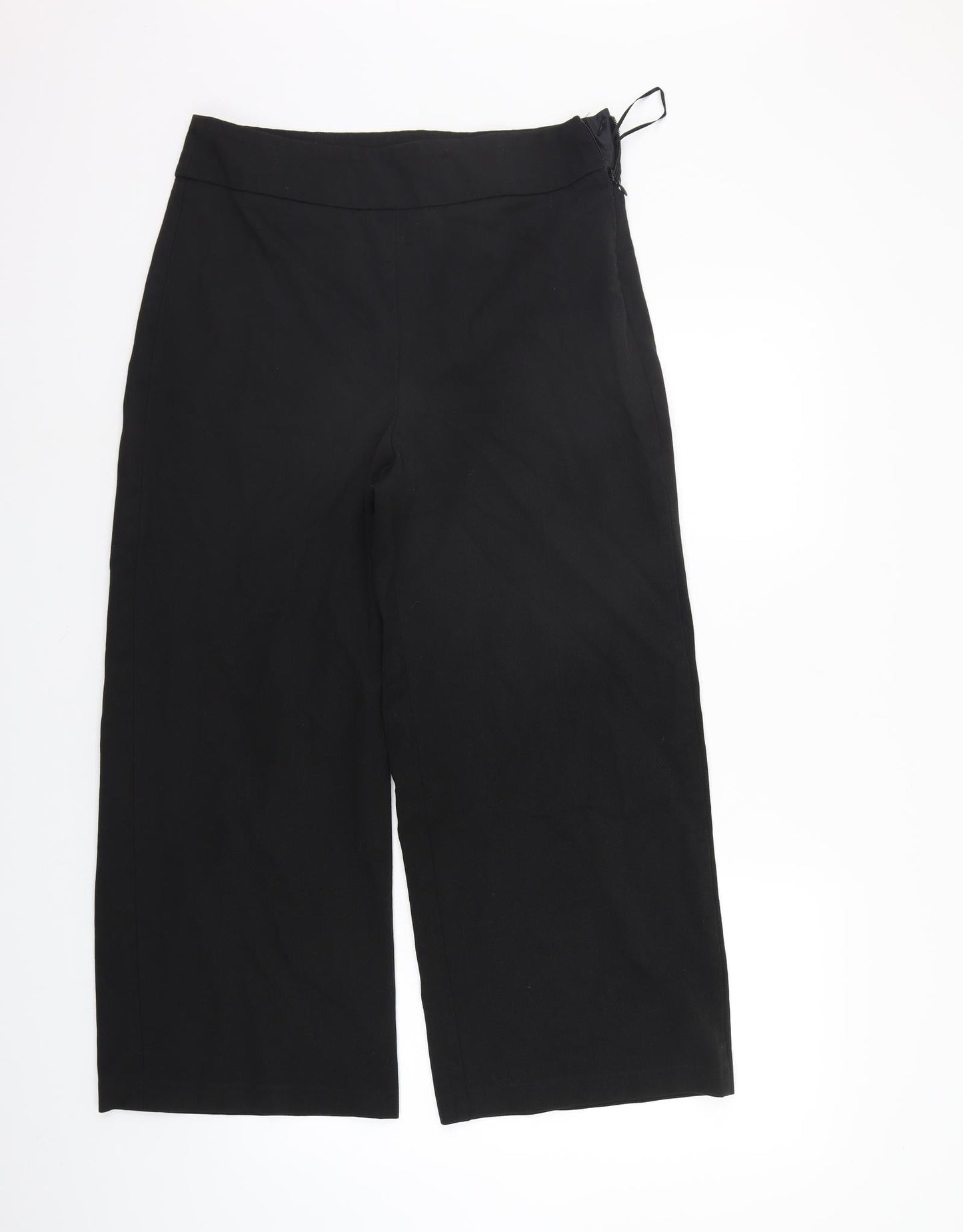 Womens UK Size 12 Marks and Spencer Regular Fit  Black Trousers