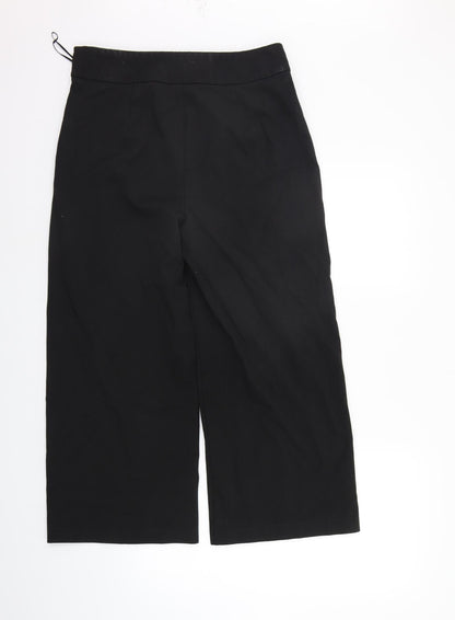 Womens UK Size 12 Marks and Spencer Regular Fit  Black Trousers