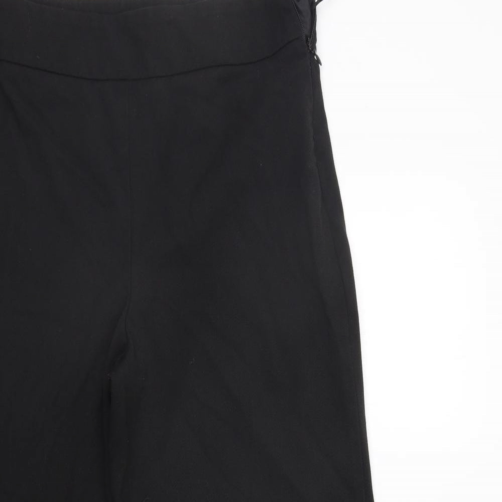 Womens UK Size 12 Marks and Spencer Regular Fit  Black Trousers