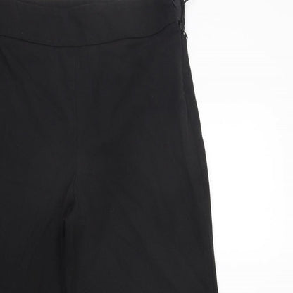 Womens UK Size 12 Marks and Spencer Regular Fit  Black Trousers