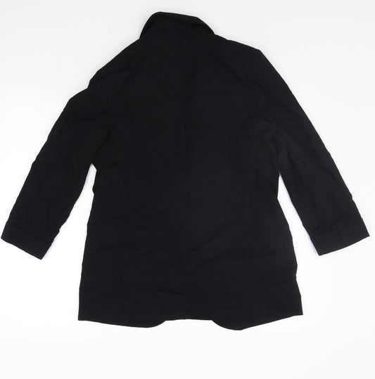 Womens UK Size 10 Marks and Spencer Black Cardigan Jumper