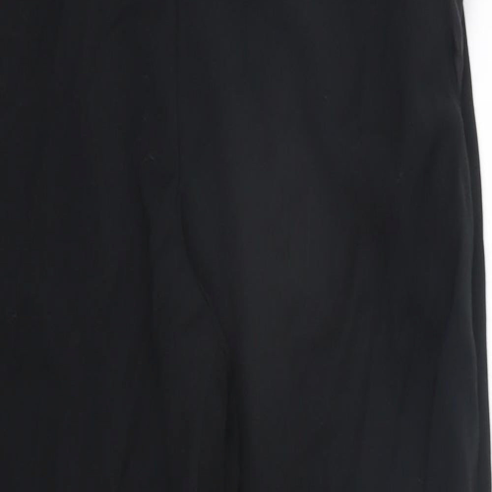Womens UK Size 10 Marks and Spencer Regular Fit  Black Trousers