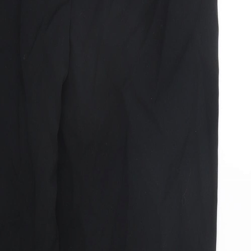 Womens UK Size 10 Marks and Spencer Regular Fit  Black Trousers