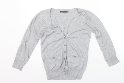 Womens UK Size 8 Atmosphere Grey Cardigan Jumper