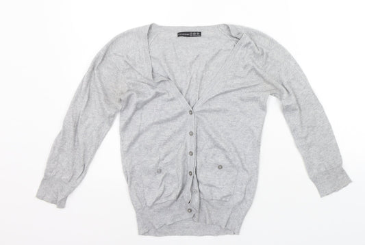 Womens UK Size 8 Atmosphere Grey Cardigan Jumper