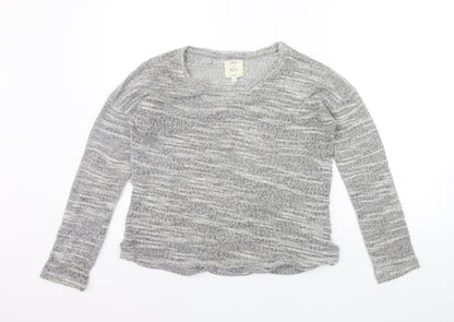 Womens UK Size 10 NEXT Grey Pullover Jumper