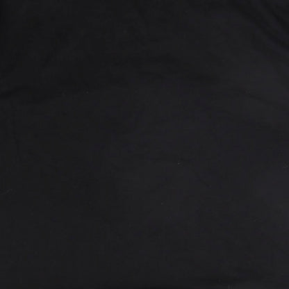 Womens UK Size 6 Missguided Black Henley Jumper