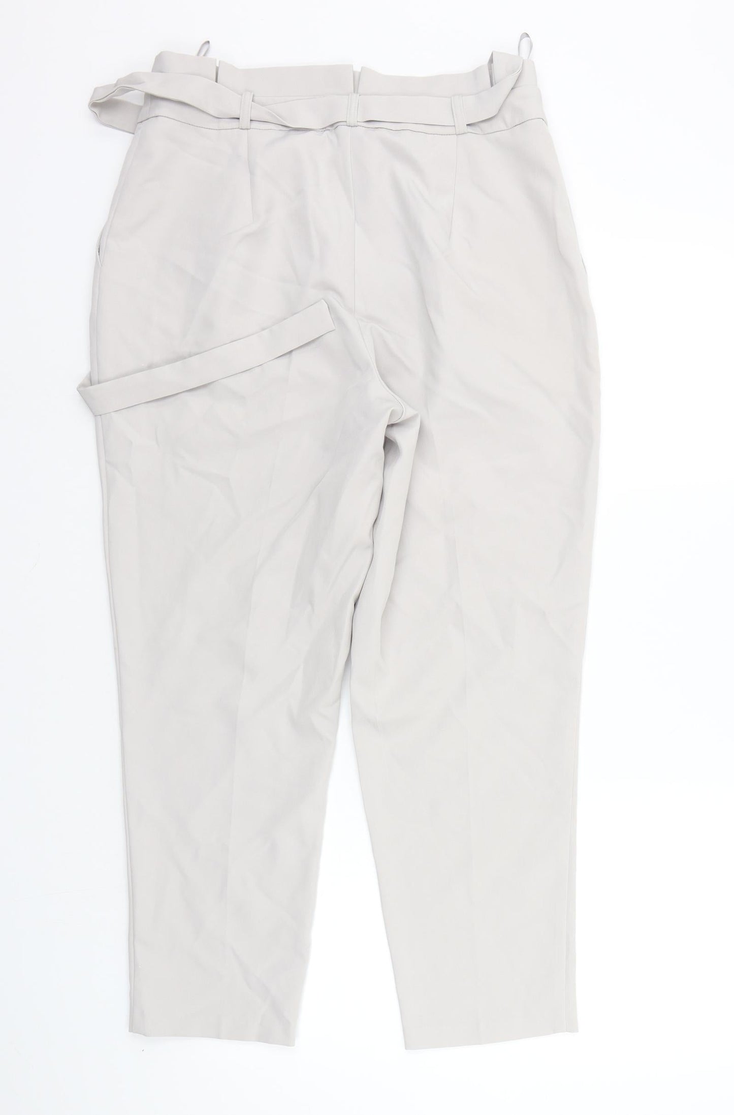 New Look Womens Grey   Trousers  Size 12 L24 in