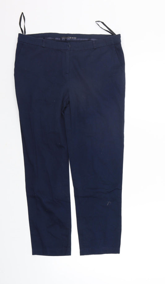 Womens UK Size 10 Atmosphere Regular Fit  Blue Trousers