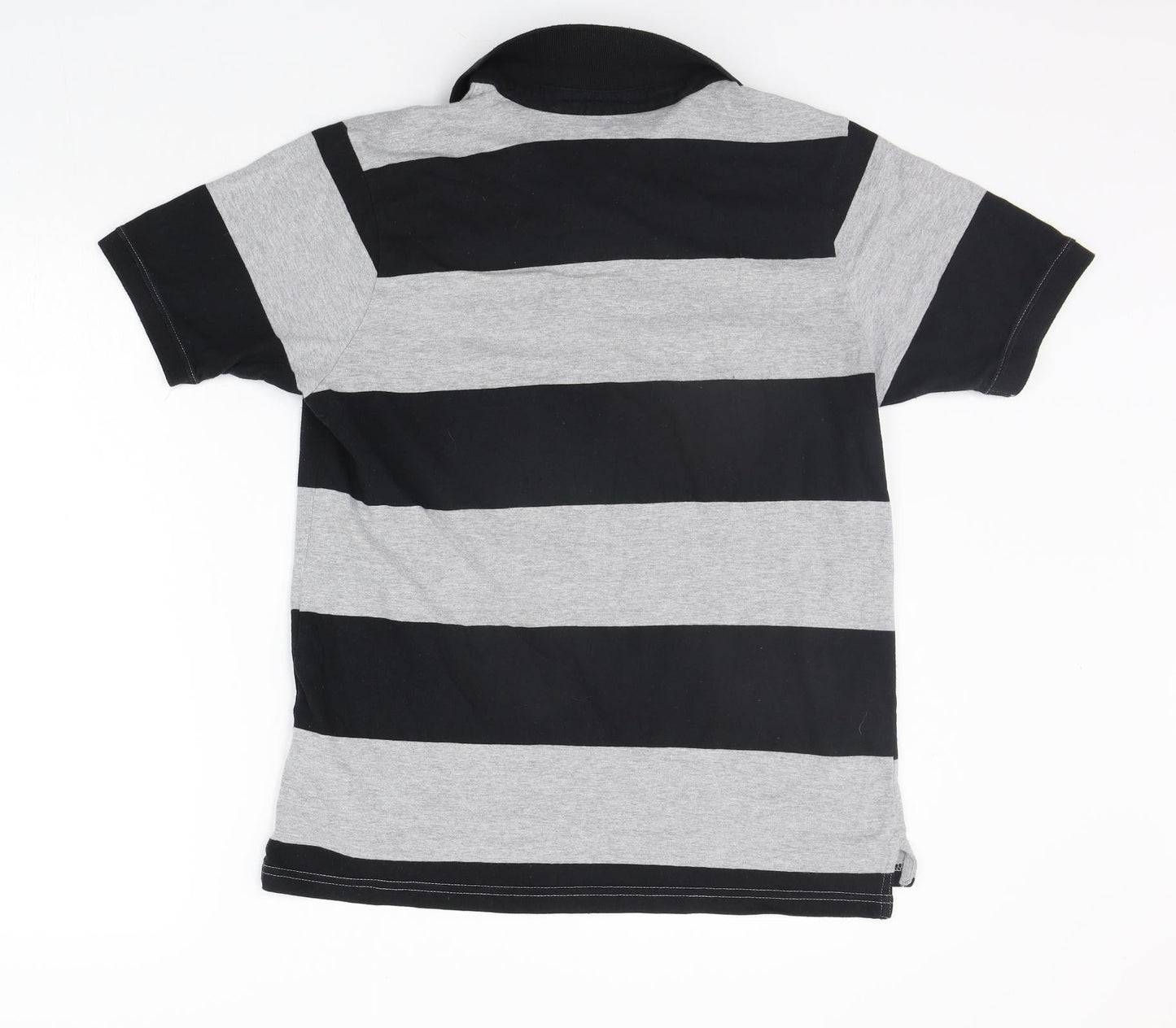 Celtic Football Club Womens Black Striped  Basic Polo Size S
