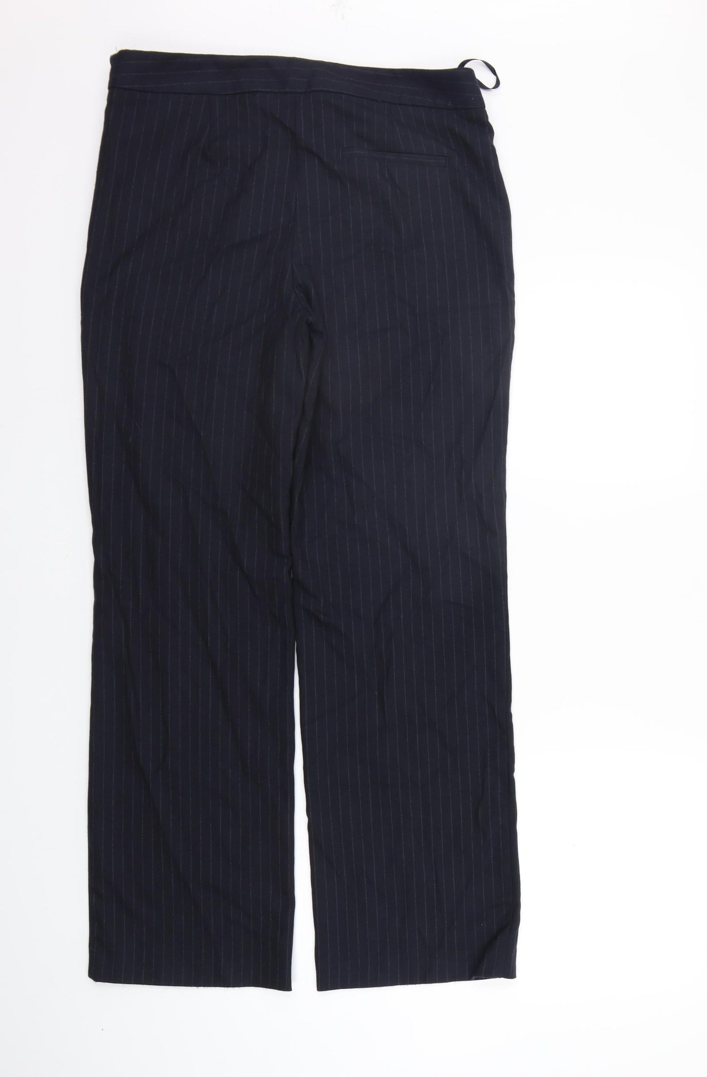 Womens UK Size 10 NEXT Relaxed Fit  Blue Trousers