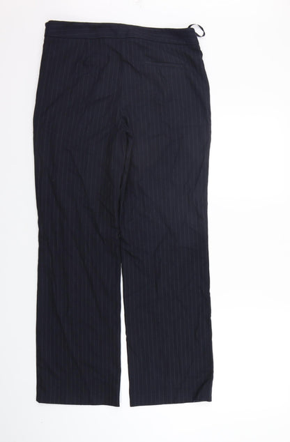 Womens UK Size 10 NEXT Relaxed Fit  Blue Trousers