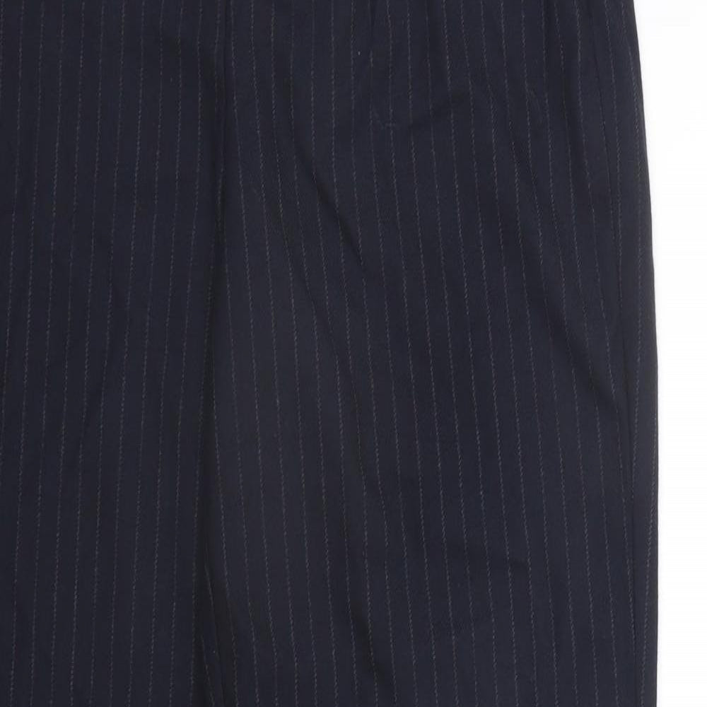 Womens UK Size 10 NEXT Relaxed Fit  Blue Trousers