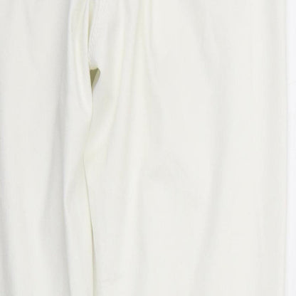 Papaya Womens White   Trousers  Size 12 L26 in