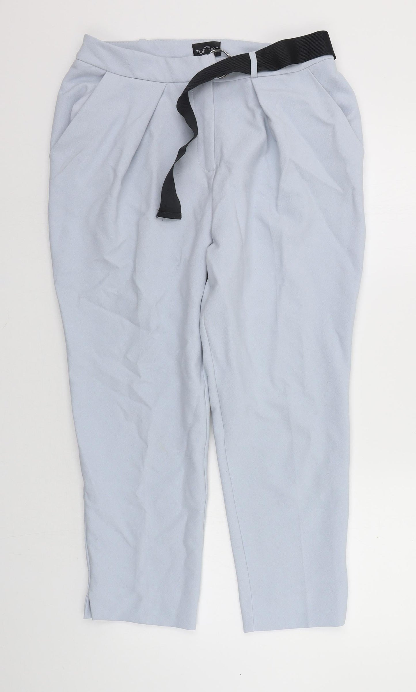 Womens UK Size 12 Topshop Regular Fit  Blue Trousers