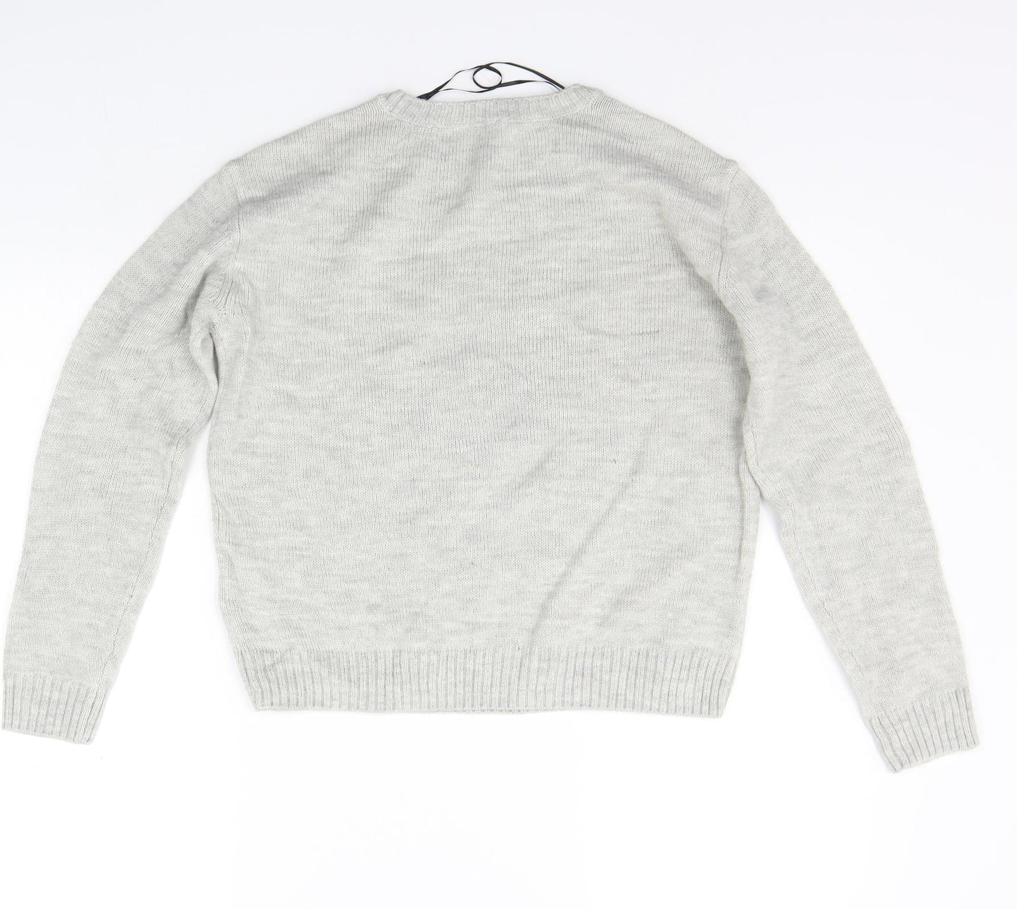 Womens UK Size XS Divided Grey Pullover Jumper