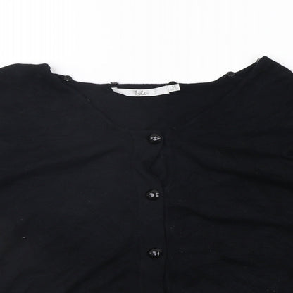 Womens UK Size M ble Black Cardigan Jumper