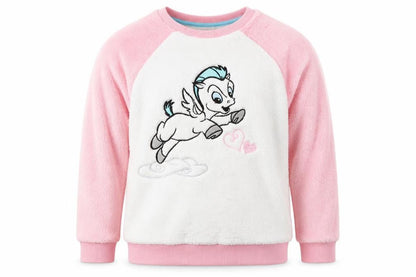 Disney Girls Pink Solid  Top Pyjama Top Size 11-12 Years  - print on front