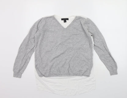 Womens UK Size 12 Atmosphere Grey Pullover Jumper