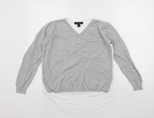 Womens UK Size 12 Atmosphere Grey Pullover Jumper