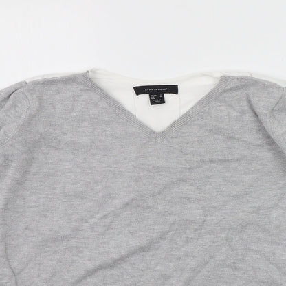 Womens UK Size 12 Atmosphere Grey Pullover Jumper