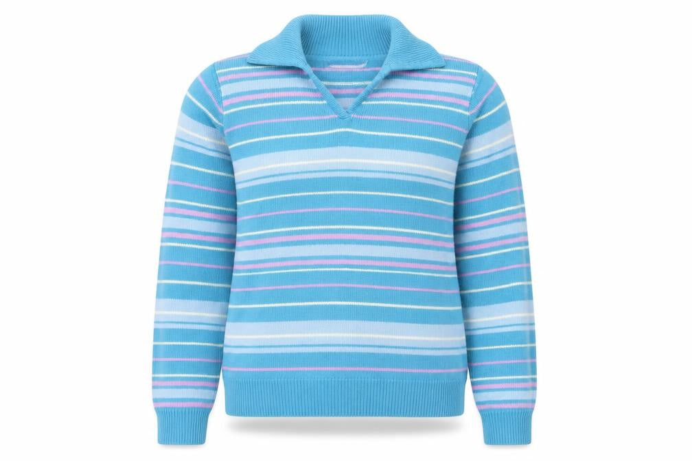 Womens UK Size M EWM Blue Pullover Jumper