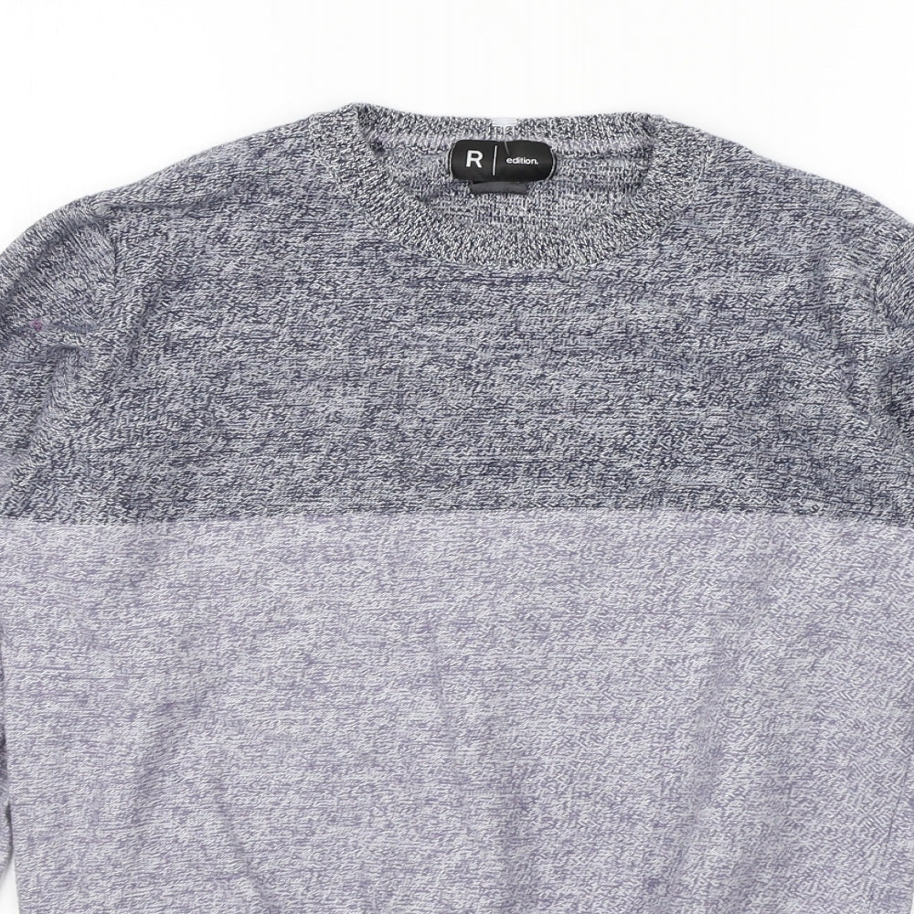 Womens UK Size S R Edition Grey Pullover Jumper