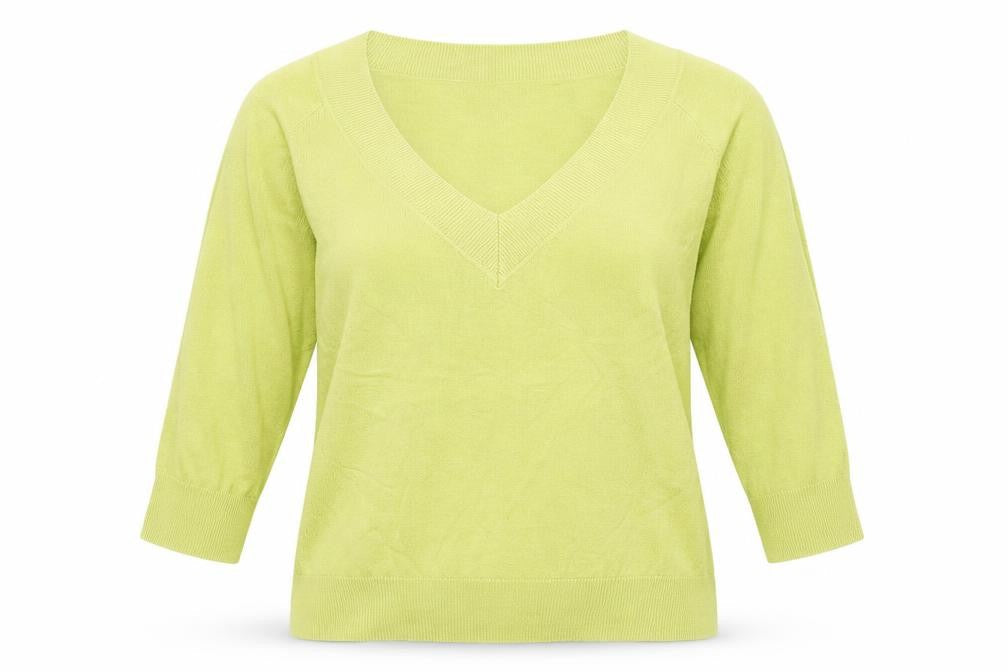 Womens UK Size 16 Atmosphere Yellow Pullover Jumper