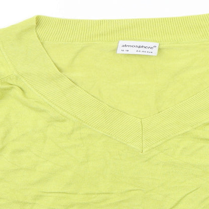 Atmosphere Womens Yellow   Pullover Jumper Size 16