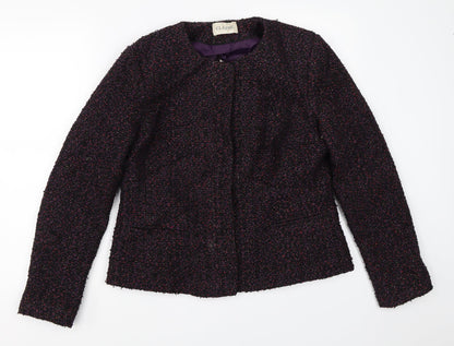 Womens UK Size 12 Marks and Spencer Black Overcoat
