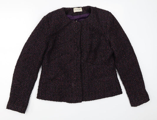 Womens UK Size 12 Marks and Spencer Black Overcoat