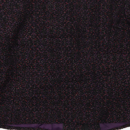 Womens UK Size 12 Marks and Spencer Black Overcoat