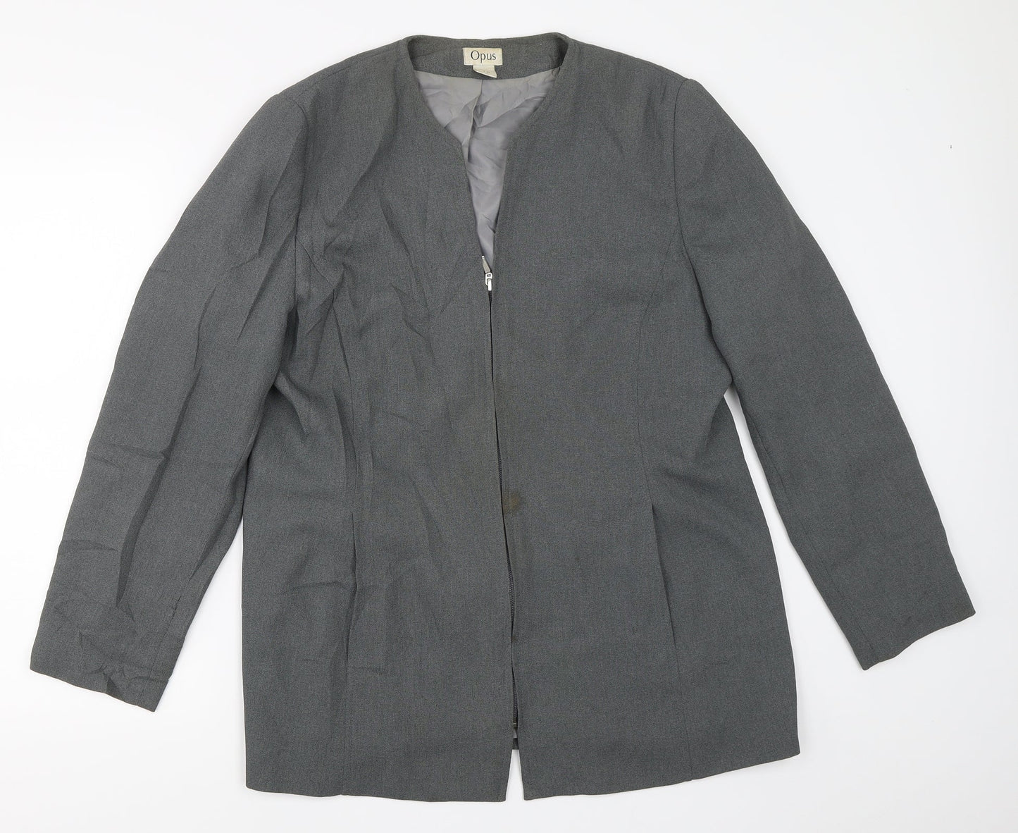 Womens UK Size 16 OPUS Grey Jacket
