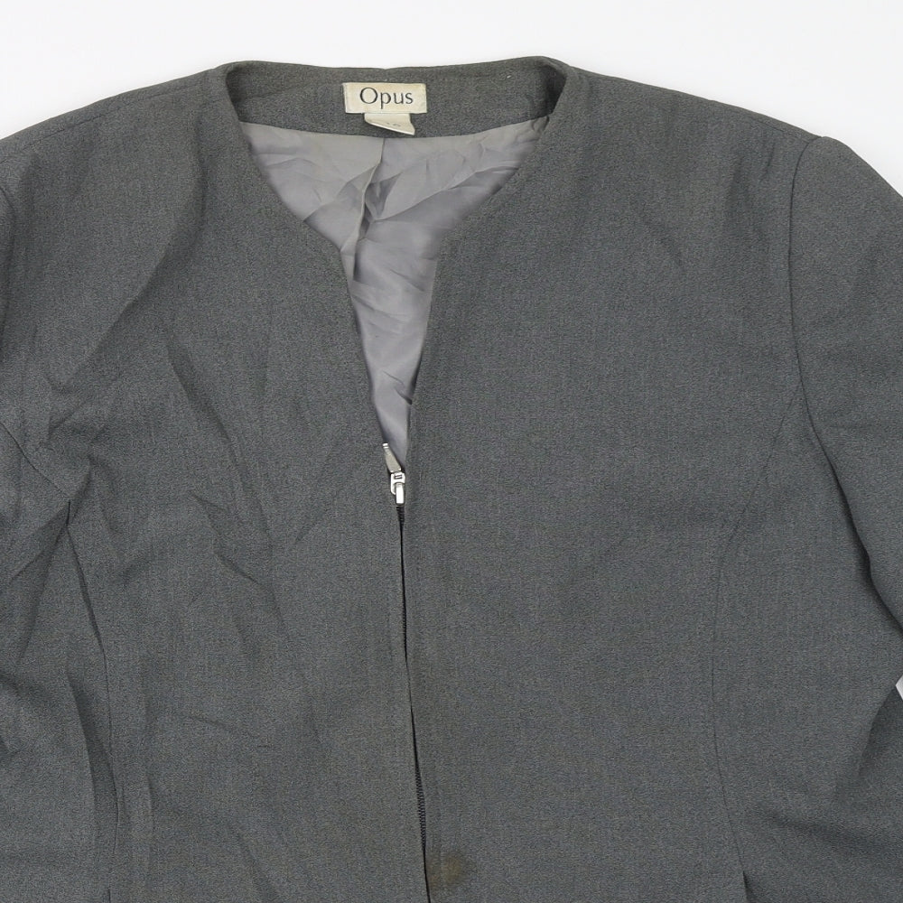 Womens UK Size 16 OPUS Grey Jacket