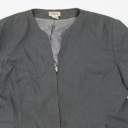 Womens UK Size 16 OPUS Grey Jacket