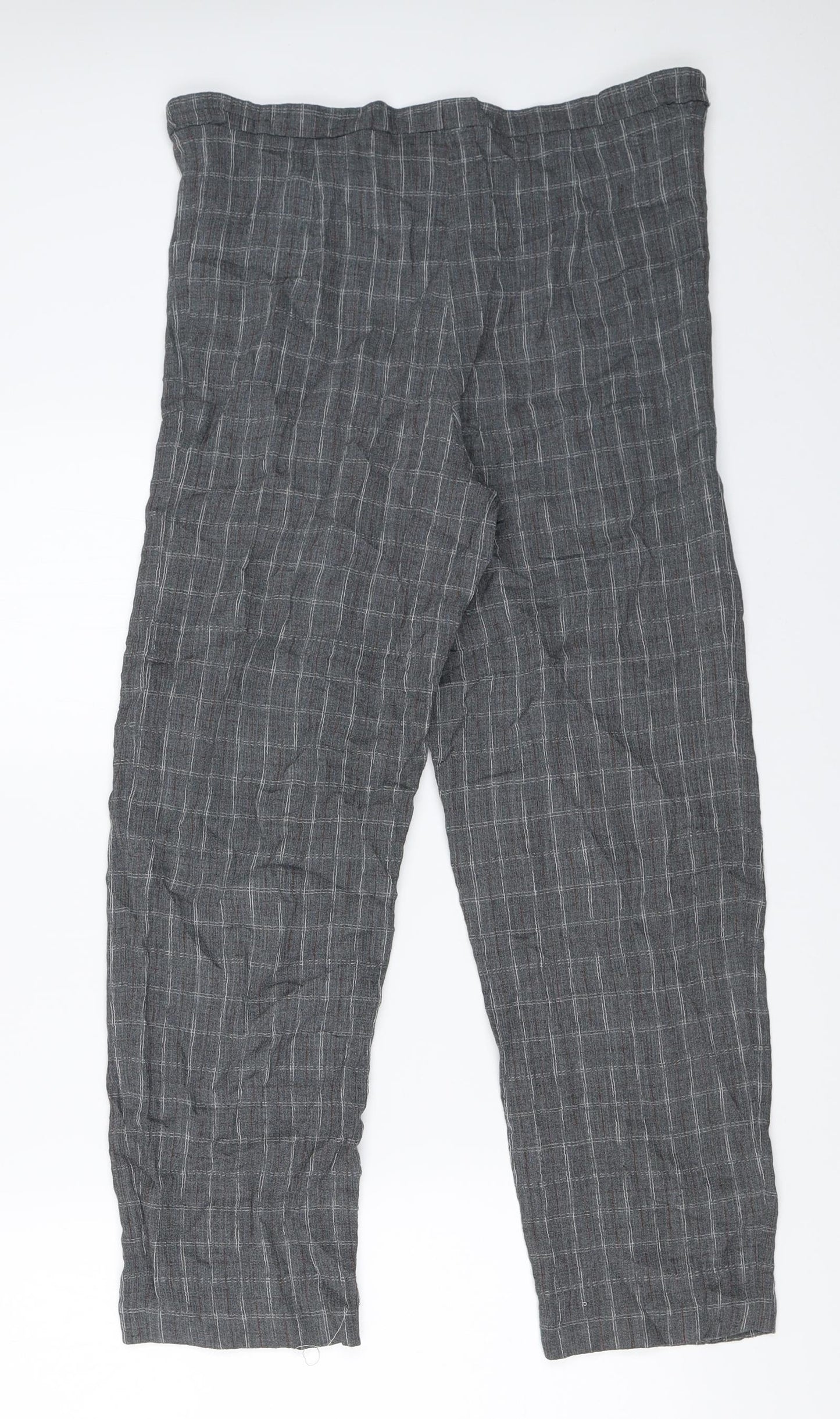 Womens UK Size 30 in Preworn Regular Fit Capri Grey Trousers