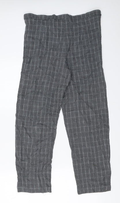 Womens UK Size 30 in Preworn Regular Fit Capri Grey Trousers