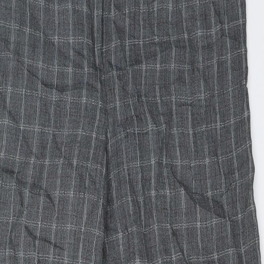 Womens UK Size 30 in Preworn Regular Fit Capri Grey Trousers