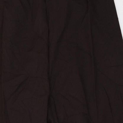 Womens UK Size 24 Preworn Regular Fit  Brown Trousers