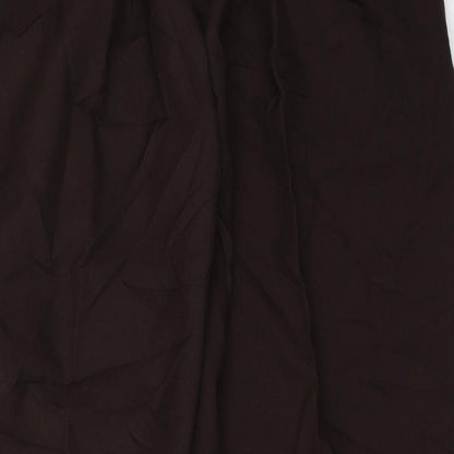 Womens UK Size 24 Preworn Regular Fit  Brown Trousers