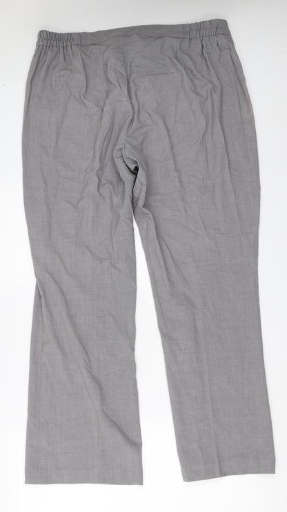 Womens UK Size 20 Agenda Regular Fit  Grey Trousers