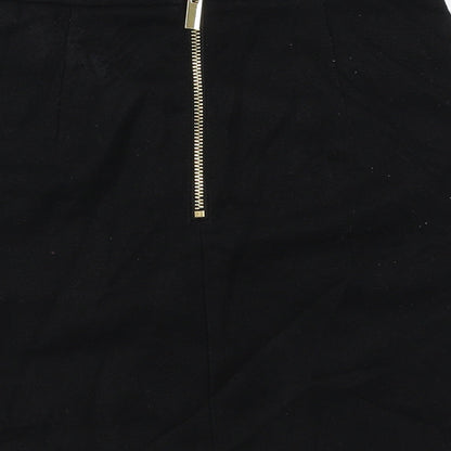 H&M Womens Black   Mini Skirt Size 32