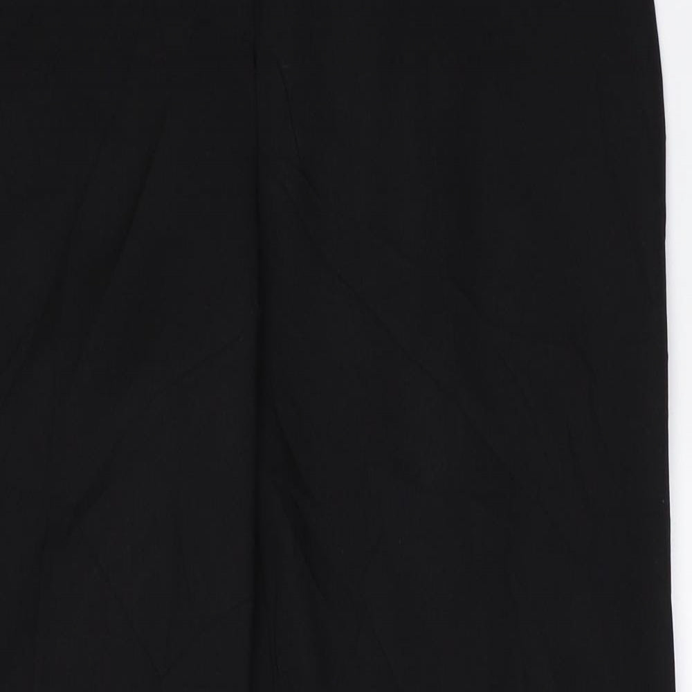 F&F Womens Black   Trousers  Size 12 L27 in