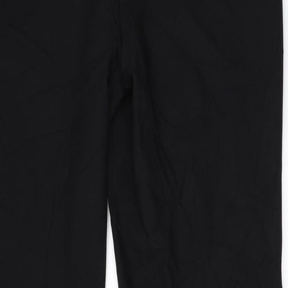 F&F Womens Black   Trousers  Size 12 L27 in