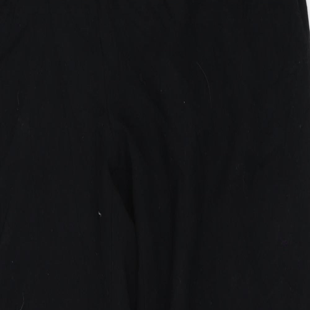 Womens UK Size 14 Marks and Spencer Regular Fit  Black Trousers