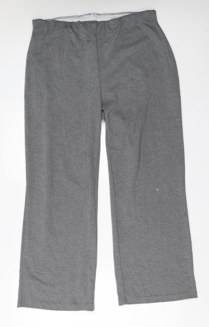 Womens UK Size 34 in Preworn Regular Fit Sweatpants Grey Trousers