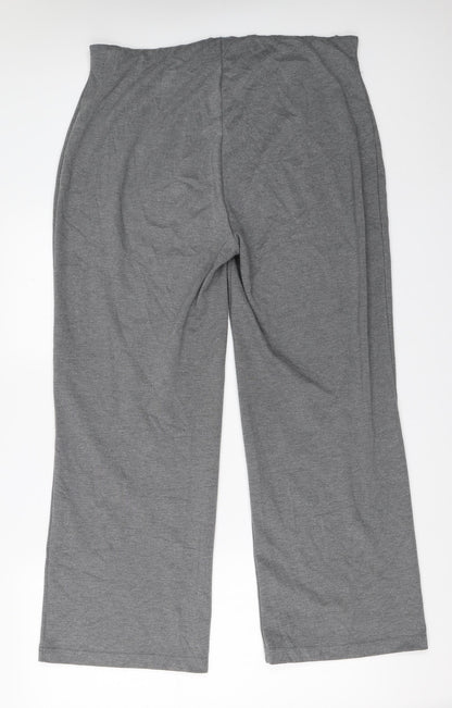 Womens UK Size 34 in Preworn Regular Fit Sweatpants Grey Trousers