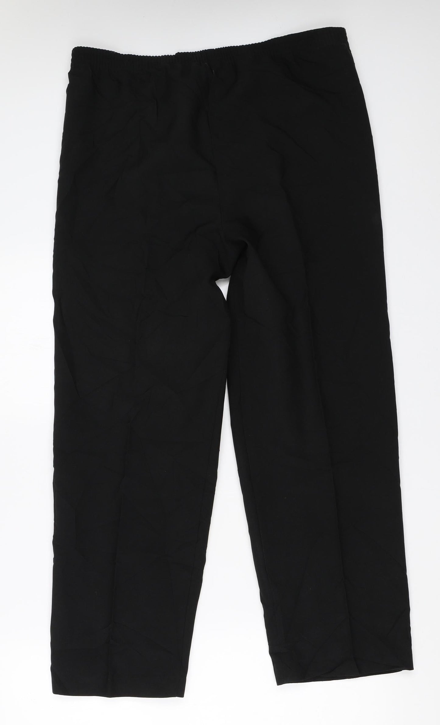 Editions Womens Black   Trousers  Size 12 L26 in